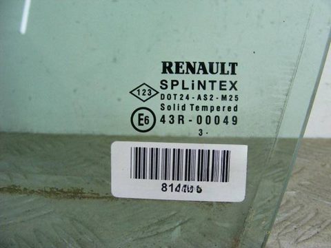 Форточка передняя левая Renault Scenic, 2003 г., арт. 814006, фото 2