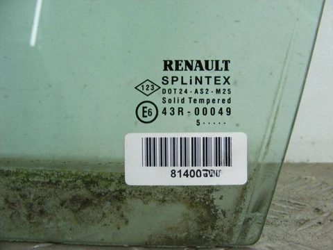 Форточка передняя левая Renault Scenic, 2005 г., арт. 814007, фото 2