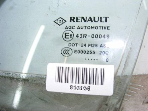 Форточка передняя левая Renault Scenic, 2010 г., арт. 814056, фото 2