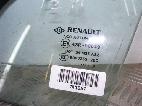 Форточка передняя левая Renault Scenic, 2009 г., арт. 814057, фото 2