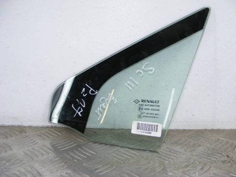 Форточка передняя левая Renault Scenic, 2014 г., арт. 814058