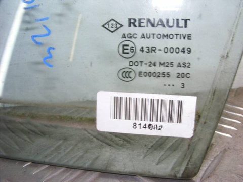 Форточка передняя левая Renault Scenic, 2013 г., арт. 814060, фото 2