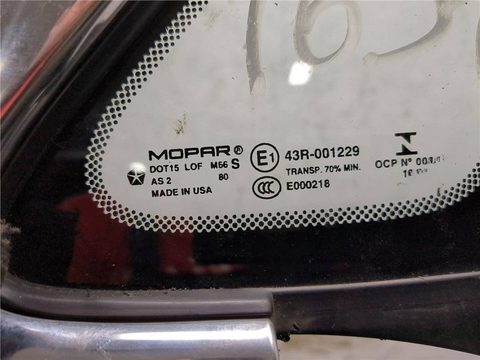 Форточка передняя левая Chrysler Pacifica RU, 2016 г., OEM 68227745AC, арт. 8221345, фото 2