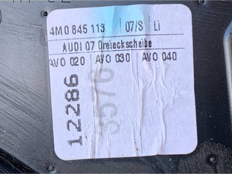 Форточка передняя левая Audi Q7, 2017 г., OEM 4M0845113, арт. Q7755, фото 9