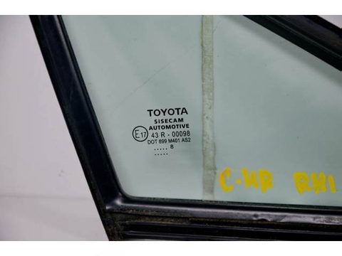 Форточка передняя правая Toyota C-HR NGX10, 2016 г., OEM 68125F4010, арт. 109948, фото 3