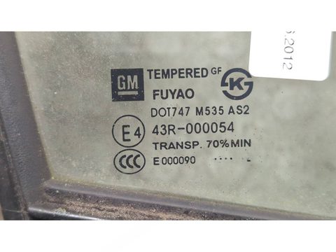 Форточка передняя правая Chevrolet Spark M300, 2009 г., OEM 96690064, арт. 21024238, фото 2