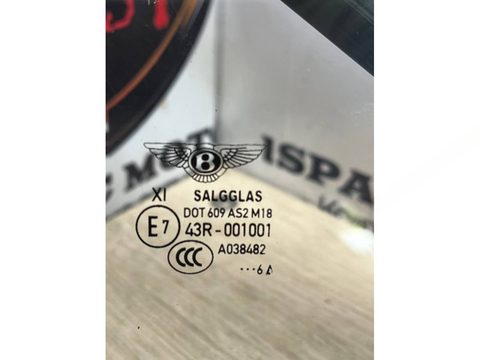 Форточка передняя правая Bentley Flying Spur 4W2, 2016 г., OEM 4W0837440A, арт. 29776, фото 3