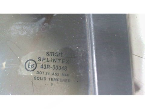 Форточка передняя правая Smart Fortwo I, 1998 г., OEM Q0000558V012C41A00, арт. 7264129, фото 2
