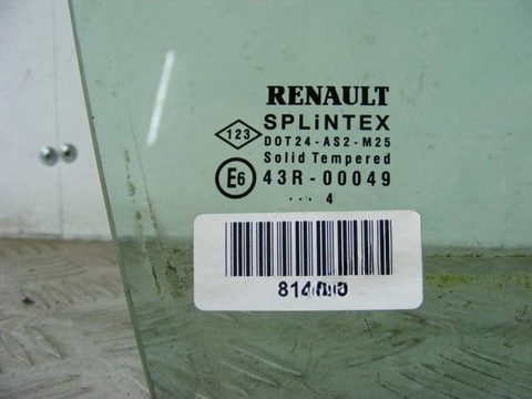 Форточка передняя правая Renault Scenic, 2004 г., арт. 814009, фото 2