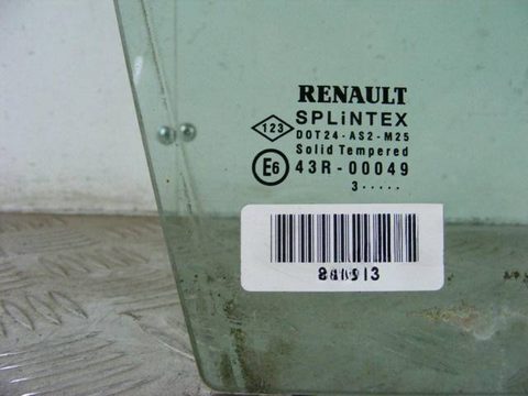 Форточка передняя правая Renault Scenic, 2003 г., арт. 814013, фото 2