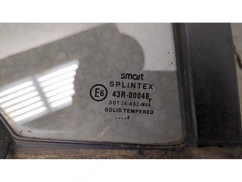 Форточка передняя правая Smart Fortwo I, 1998 г., OEM Q0000558V013C41A00, арт. 9165893, фото 2