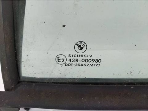 Форточка задняя левая BMW 3 E36, 1996 г., арт. 10129053, фото 2