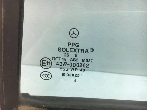 Форточка задняя левая Mercedes C W203, 2007 г., OEM A2037300755, арт. 10188, фото 2