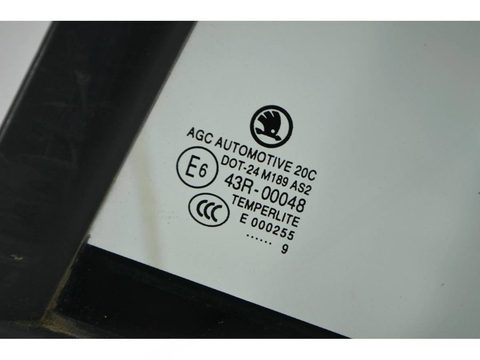 Форточка задняя левая Skoda Octavia A7, 2019 г., OEM 5E9845213M5AP, арт. 122463, фото 2
