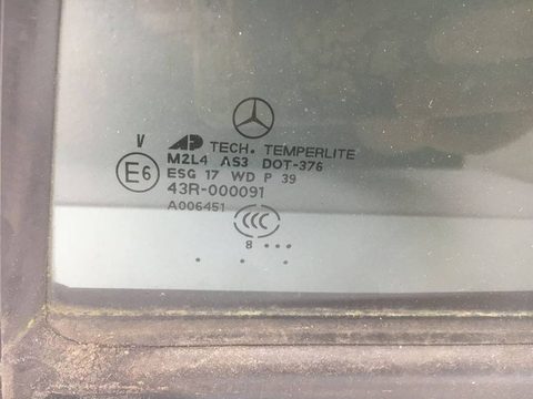 Форточка задняя левая Mercedes ML W164, 2009 г., OEM A1647302555, арт. 13716, фото 2