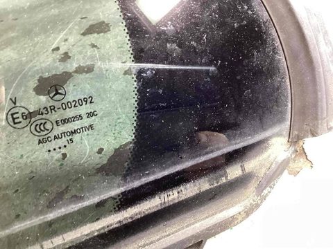 Форточка задняя левая Mercedes C W205, 2016 г., OEM A2057300055, арт. 13911
