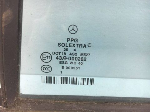 Форточка задняя левая Mercedes E W211, 2004 г., OEM A2117300555, арт. 14380, фото 2
