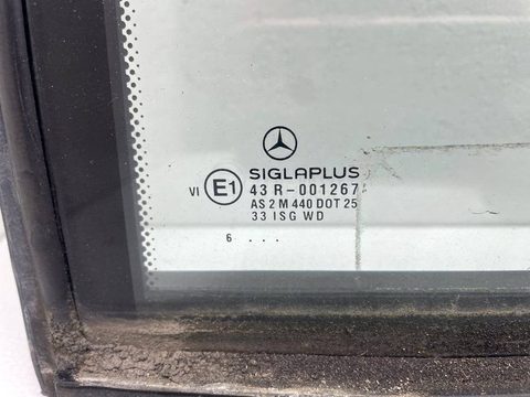Форточка задняя левая Mercedes S W140, 1997 г., OEM A1407302320, арт. 14595, фото 2
