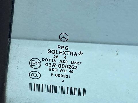 Форточка задняя левая Mercedes E W211, 2004 г., OEM A2117300755, арт. 18583, фото 2