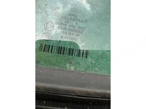 Форточка задняя левая Mercedes E W210, 2002 г., OEM 43R000262, арт. 43691, фото 2