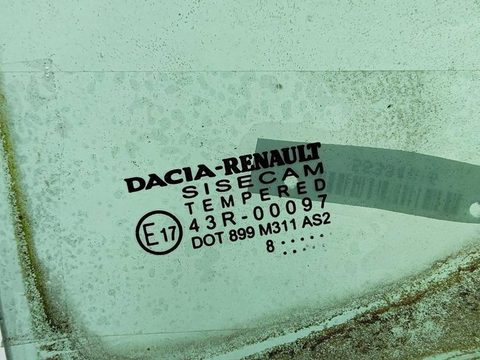 Форточка задняя левая Dacia Sandero, 2018 г., арт. 55334606, фото 2