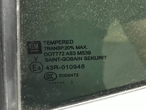 Форточка задняя левая Buick Encore GX, 2021 г., арт. 97091136, фото 3
