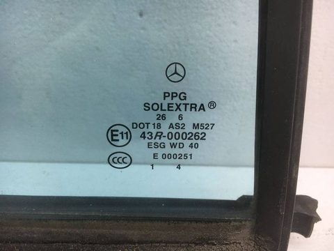 Форточка задняя правая Mercedes C W203, 2007 г., OEM A2037300855, арт. 10524, фото 2