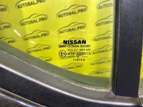 Форточка задняя правая Nissan Navara, 2008 г., OEM 82262EB300, арт. 185716, фото 2