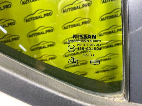 Форточка задняя правая Nissan Navara, 2012 г., OEM 82262EB300, арт. 250666, фото 4