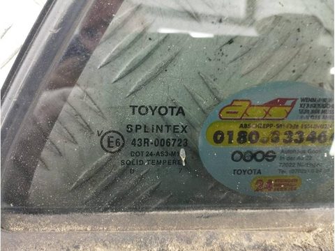 Форточка задняя правая Toyota Avensis, 2003 г., арт. 55394910, фото 3