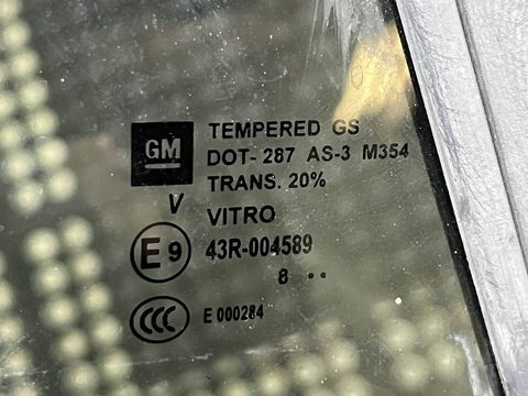 Форточка задняя правая GMC Terrain, 2019 г., OEM 43R004589, арт. 97165361, фото 14