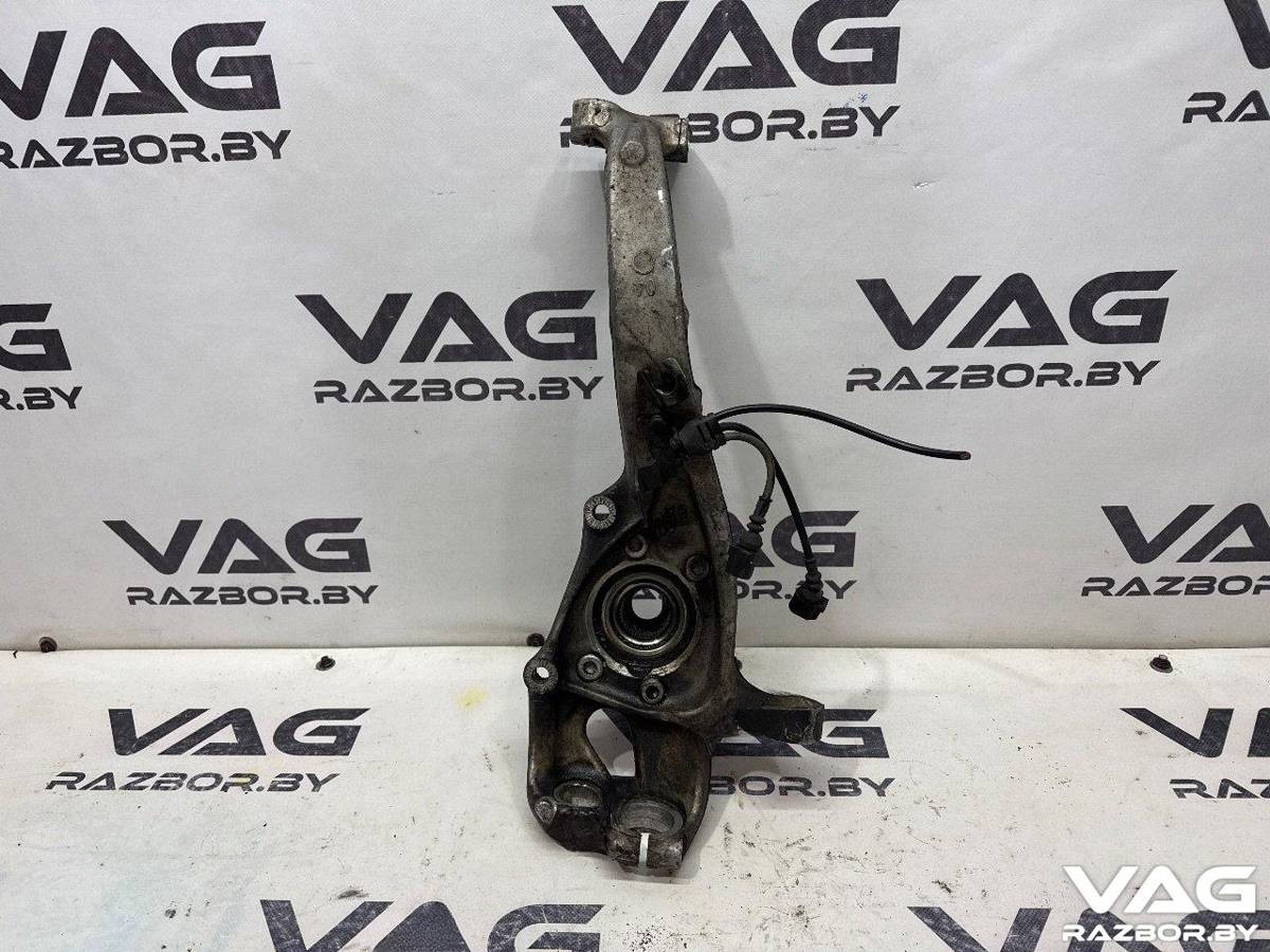 Поворотный кулак левый Audi A8 D4, 2013 г., OEM 4H0407241J, арт. BVR153-834, фото 2