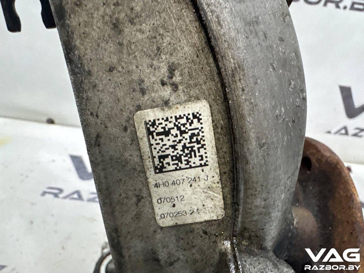 Поворотный кулак левый Audi A8 D4, 2013 г., OEM 4H0407241J, арт. BVR153-834, фото 3