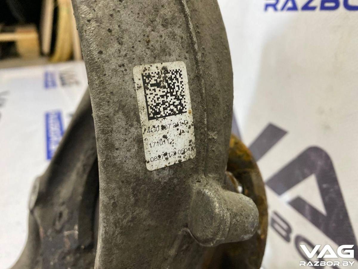 Поворотный кулак левый Audi A4 Allroad B8, 2012 г., OEM 4G0407241D, арт. BVR160-018_11, фото 3