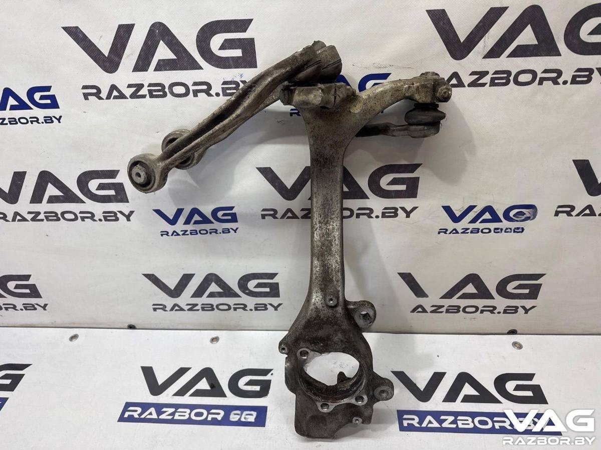 Поворотный кулак левый Audi A8 D3, 2006 г., OEM 4E0407257, арт. BVR162-153