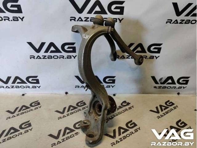 Поворотный кулак левый Audi A8 D3, 2008 г., OEM 4E0407257M, арт. BVR9-326