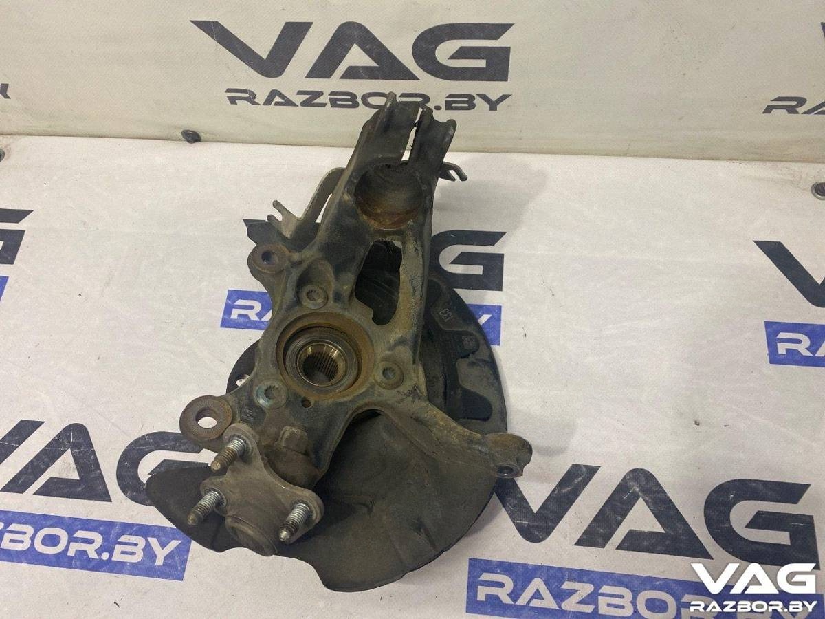 Поворотный кулак правый Volkswagen Golf, 2013 г., OEM 5Q0400054, арт. BVR137-105, фото 2