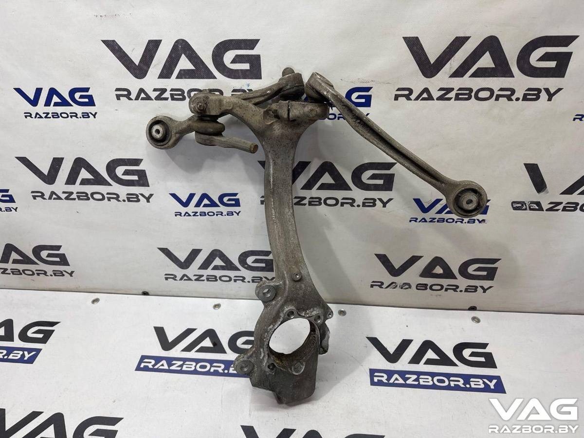 Поворотный кулак правый Audi A8 D3, 2006 г., OEM 4E0407258, арт. BVR162-154
