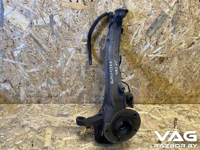 Поворотный кулак правый Audi Q7 4L, 2008 г., OEM 7L0407258A, арт. BVR2-25