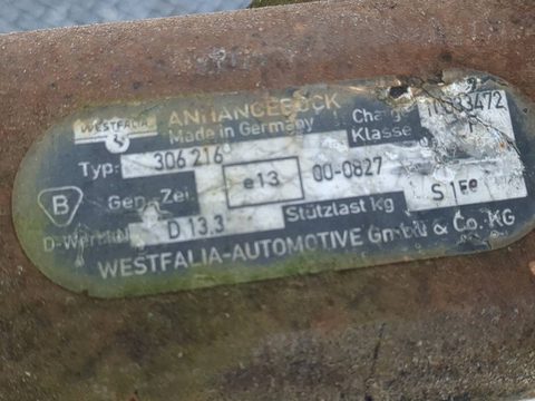 Прицепное устройство (фаркоп) Fiat Ducato II, 1994 г., OEM 306216, арт. 20882971, фото 3