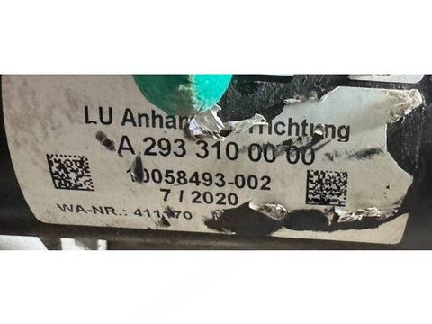 Прицепное устройство (фаркоп) Mercedes EQC N293 I, 2018 г., OEM A2933100000, арт. 6922, фото 3