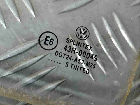Стекло двери задней левой Volkswagen Golf, 1998 г., арт. 005160, фото 2