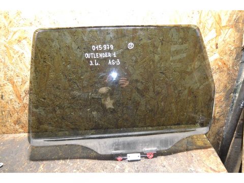 Стекло двери задней левой Mitsubishi Outlander, 2004 г., арт. 015979