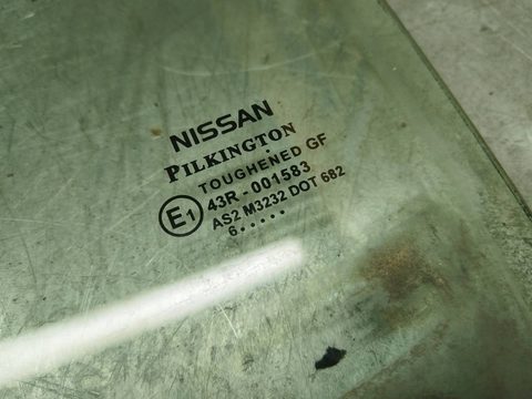 Стекло двери задней левой Nissan Note, 2005 г., арт. 107772, фото 2