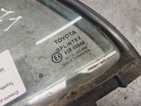 Стекло двери задней левой Toyota Corolla E120/E130, 2002 г., арт. 114513, фото 2