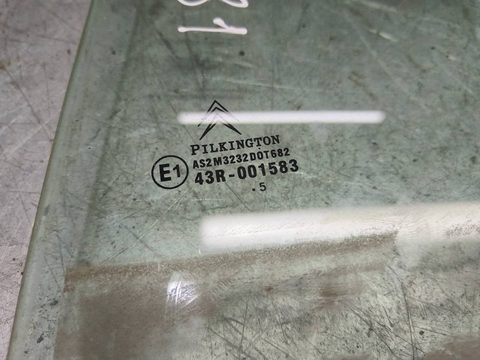 Стекло двери задней левой Citroen C3, 2002 г., арт. 114608, фото 2