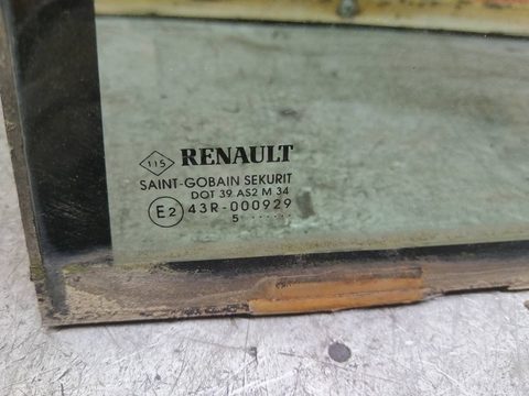 Стекло двери задней левой Renault Espace, 2002 г., арт. 115092, фото 2