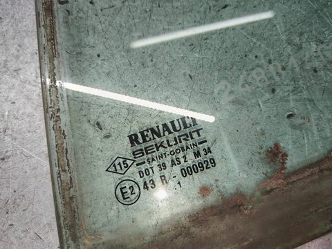 Стекло двери задней левой Renault Laguna, 2001 г., арт. 128231, фото 2