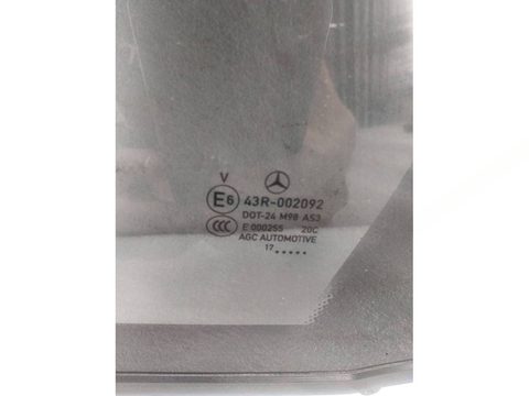 Стекло двери задней левой Mercedes GLC X253, 2017 г., OEM A2537300300, арт. 13996, фото 2