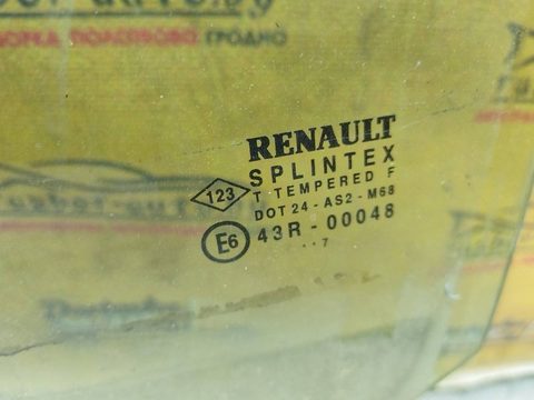 Стекло двери задней левой Renault Scenic, 1996 г., арт. 140270, фото 2